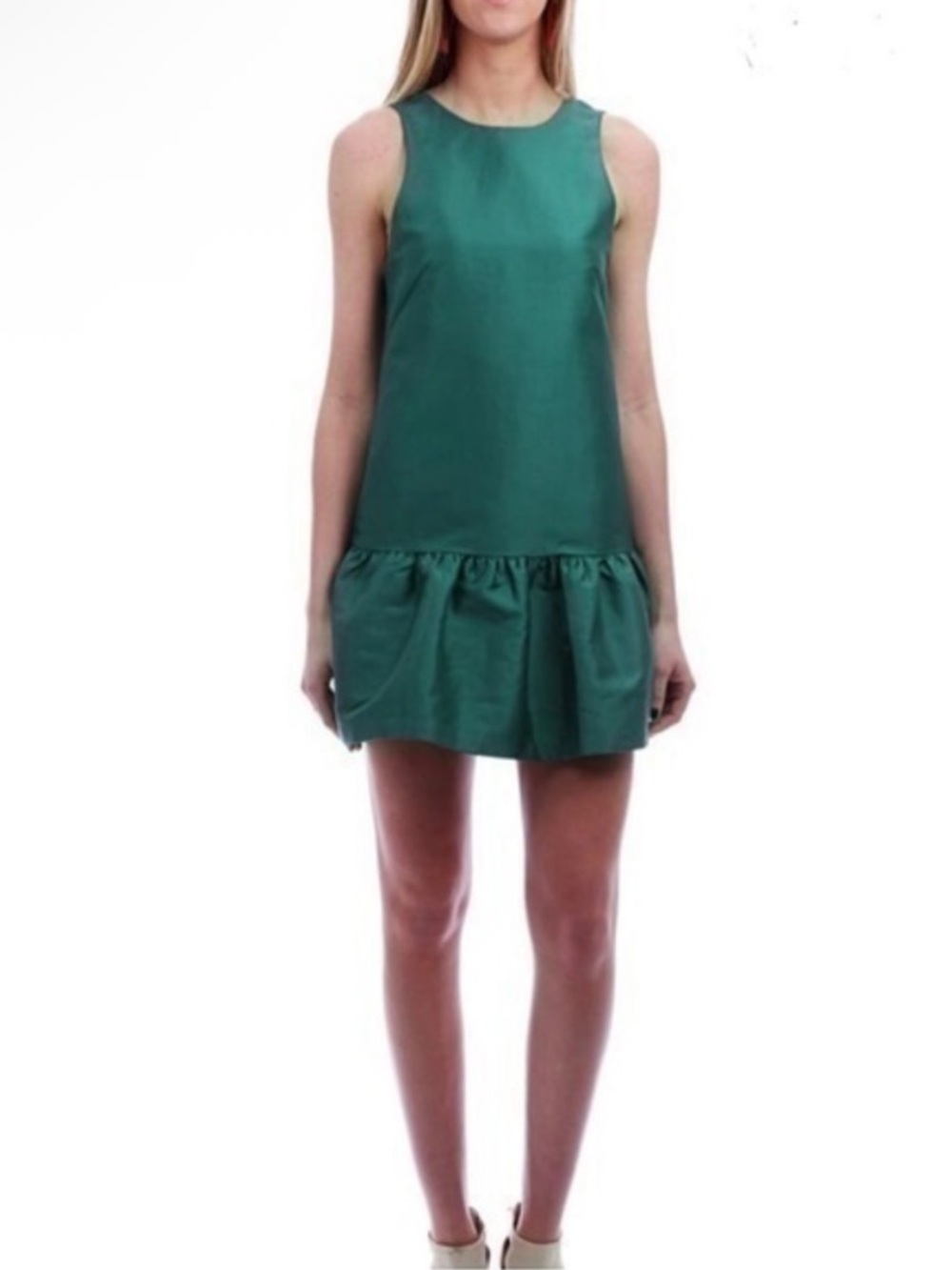 Blaque Label green drop waist dress